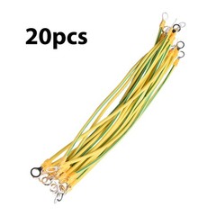 Ground Wire 10cm/20cm/30cm 20pcs BVR Solar PV Ground Wire Yellow-green