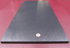 Black ABS Sheet 3/8″ (.375″) X 12″ X 24″ Haircell Textured One Side