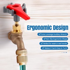 Outdoor Faucet Handle with Auxiliary Wrench for Extra as the picture shown