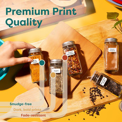 – 4” X 1” Direct Thermal Labels for Barcodes, Address, Perforated & Compatible w