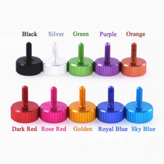 M4 Aluminum Alloy Knurled Thumb Screws Hand Grip Knob Bolts Thread L:8-25mm