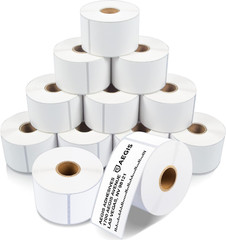 – 2” X 4” Direct Thermal Labels for Shipping & Postage, Perforated & Compatible