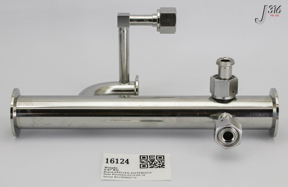 16124 APPLIED MATERIALS SPOOL, XFER CHAMBER EXHAUST 0050-36474