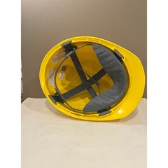 Vintage Niagara Mohawk MSA V-Gard Yellow Hard Hat ANSI Utility Safety Helmet