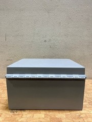 Hoffman 14x12x8in, NEMA 4X, Hinged, Fiberglass, opaque enclosure