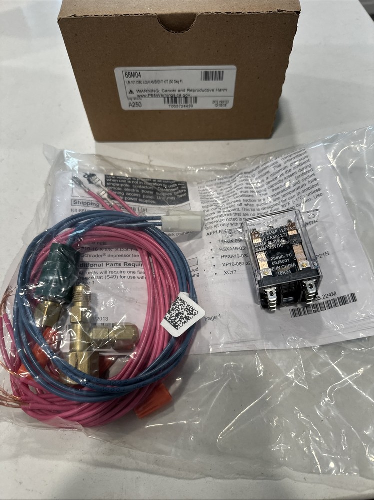 New Lennox 68M04 LB-101123C Low Ambient Kit 30 Degrees PARTIAL KIT
