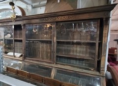 General Store Display Cabinet w/ Huge Storage 17 1/2′ Long x 8 1/2′ Tall GS00595