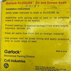 Garlock Klozure 21086-3275 Oil Seal – 5.750″ ID × 6.750″ OD × .500″ Width ✅