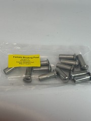 1/4-20 x 1″ Stainless Female Binding Post (Lot of 12) NEW Fast Ship