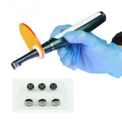 Dental Wireless LED Cure Curing Light Lamp 2500mw/cm² 1 Second Resin Curing