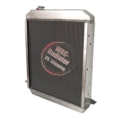 Polished Aluminum Radiator For John Deere 300D 310C 310D 315D Backhoe AT167021