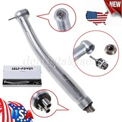 10pcs Dental High Speed Handpiece Standard Push Button Single Way Spary 4 Holes