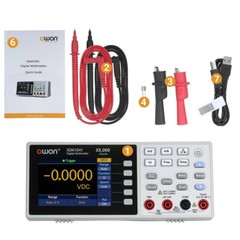 Owon XDM1241 USB/RS232 55000 Counts Universal Digital Multimeter Recharg Battery