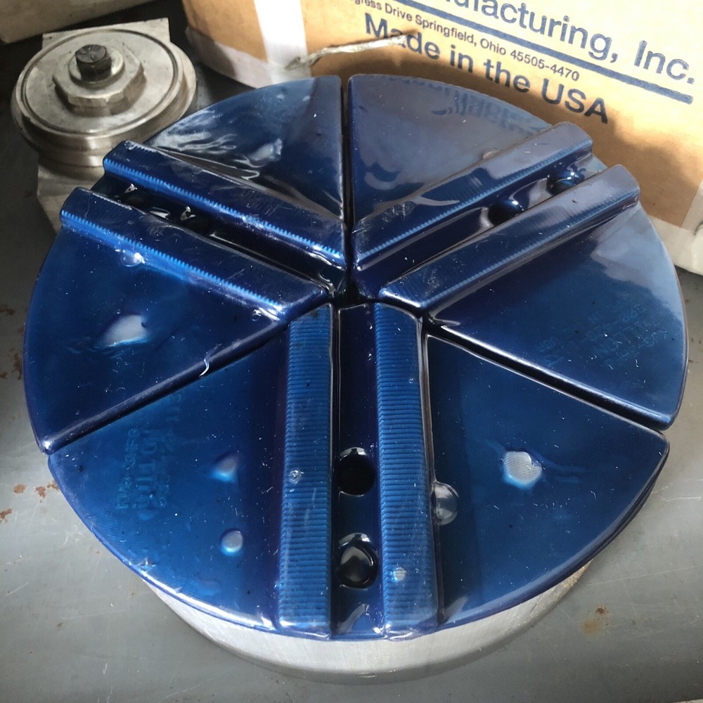 Dillon Hard Lathe Aluminum Chuck Jaw: Full Grip KW8FG 1.5MM X 60º
