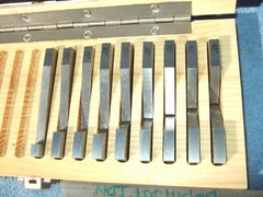 MILL ANGLE BLOCKS BROWN&SHARPE (17) 1/4*-45* MACHINIST TOOLMAKER INSPECT GRIND