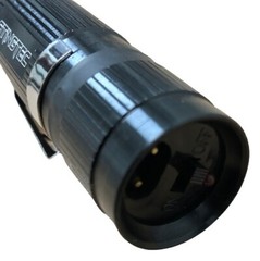 Stingtec Stun Gun Self Defense Metal Rechargeable LED Flashlight Black w Charger