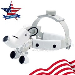 3.5X-R Dental Medical LED Headlight Headband Binocular Magnifying Loupes Surgery