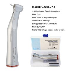 COXO Dental 1:5 High Speed Electric Handpiece 1:1 Contra Angle Fiber Optic NSK