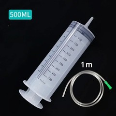 100ml 300ml 500ml Large Capacity Syringe with Hose Oil Pump Pet Feeding Measure
