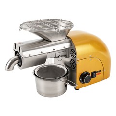 Oil Press Machine Nut Seeds Oil Extractor Beans Expeller Cold & Hot 1800W Home