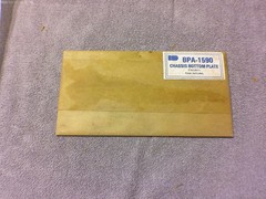 Bud BPA-1590 Chassis Bottom Plate 5 inch x 9-1/2 inch natural finish