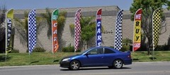 SPECIALS EVERYDAY 15ft Feather Banner Swooper Flag Kit – INCLUDES 15FT POLE…