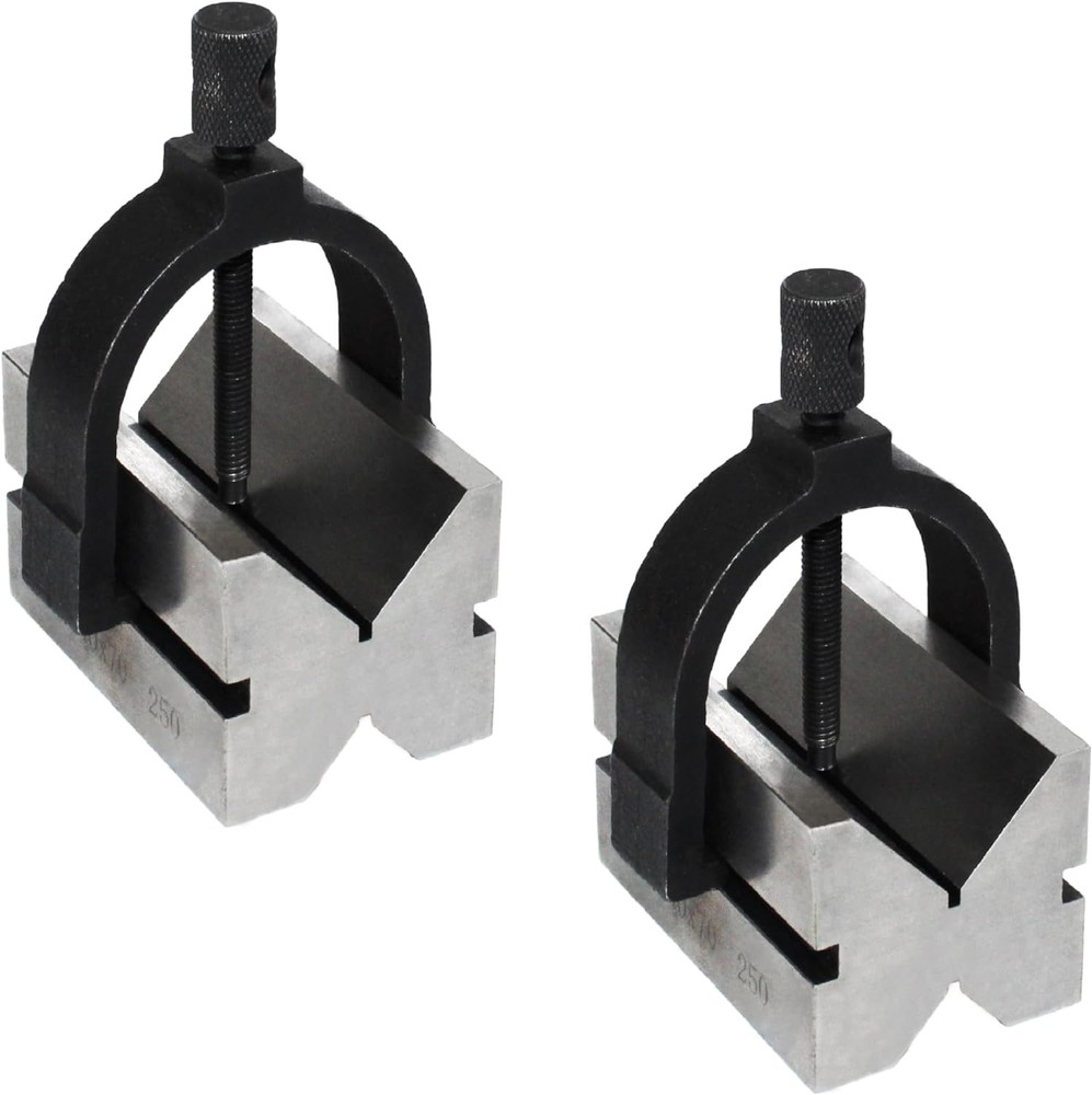 HFS TYPE B V-BLOCK & C CLAMP SET Precision Universal-Type2-3/4IN 1-3/4IN 1-1/2IN