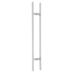 Stainless Steel Door Handle 35.24in Pull Push Sliding Barn Door Handles Silver