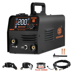 3 In1 HVM200 Semi-Automatic MMA Mig Welding Machine Inverter Welder Synergy Tool
