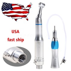 Dental Slow Low Speed Straight Handpiece Contra Angle Air Motor 2Holes 4Holes DL