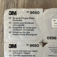 5/PK 3M Surgical Clipper Blade Assembly 9680 ~ New ~ Single Use Professional