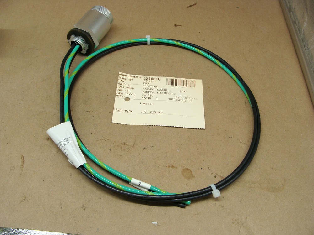 AMPHENOL SINE SYSTEMS 3-POLE CABLE P30017-M1 600V 30A