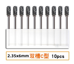 10 pcs Dental HP Tungsten Steel Carbide Cutter Polisher Denture Burs Lab Drill