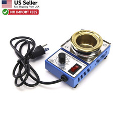 QWORK Solder Pot 150W 110V 50mm Soldering Bath 500g Titanium Plate FROM USA