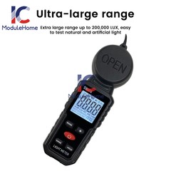 S8608 LCD Light Meter Digital Illuminance Meter Luxmeter Photometer 200000Lux-