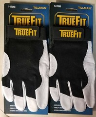 Tillman TrueFit Top Grain Goatskin Performance Gloves 1470M- Medium Lot of 2