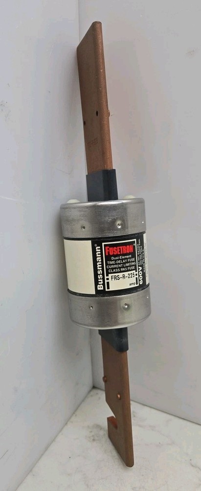 Bussmann FRS-R-225 Fusetron 225A 600V Class RK5 Time-Delay Fuse Dual Element New