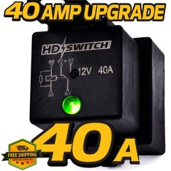 HD Switch Waterproof Relay 12VDC LED Indicator 2 Pack