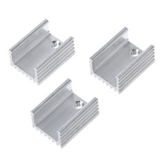 30Pcs TO220 Aluminum Heatsink & Insulator/Mounting Kits for MOSFET