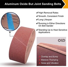 27 Pack 3 x 18 inch AO Sanding Belts 40/60/80/120/150/180/240/320/400 Sandpaper