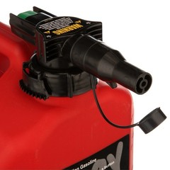2.5 Gallon No-Spill Gas Can Gasoline Container with Safety Yellow Design