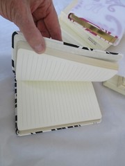 Journal 7″ Soft Fabric Cover 224 Lined Pages Graphic Image AEON Black