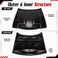Front Hood Panel 2019-2020 Dodge Challenger 68423292AB