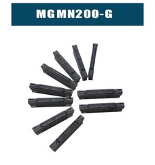 2MM Carbide Grooving Inserts + MGEHR 1010 Lathe Parting Grooving Cut-Off Tool