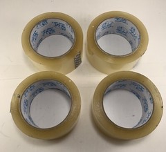 4 ROLLS of Carton Sealing Packing Clear Tape 1.89″ x 100 yards (300 feet)