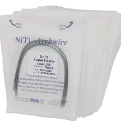 Dental Orthodontic Niti Arch Wire Super Elastic Natural Nature Form Round