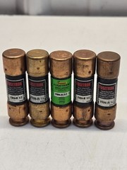 Bussmann FRN-R-1/2 250 V 125 V DC 1/2 A Fusetron Time Delay Fuse Lot Of 5 a12