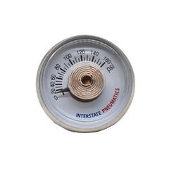 Interstate Pressure Gauge 160 PSI 1.25″ Diameter 1/8″ NPT Rear Mount – G2100-160