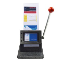Intbuying New 86*54mm CR80 All Metal Manual PVC Business Card Die Cutter Machine