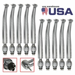 1-10 Packs Dental High Speed Turbine Handpiece with 4-Hole Quick Coupler GB4